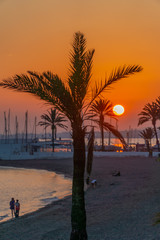 sonnenuntergang costa del sol