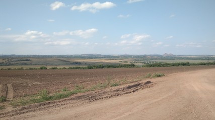 Obraz premium road in the desert