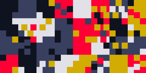 Warm Colored Circular Pattern Design