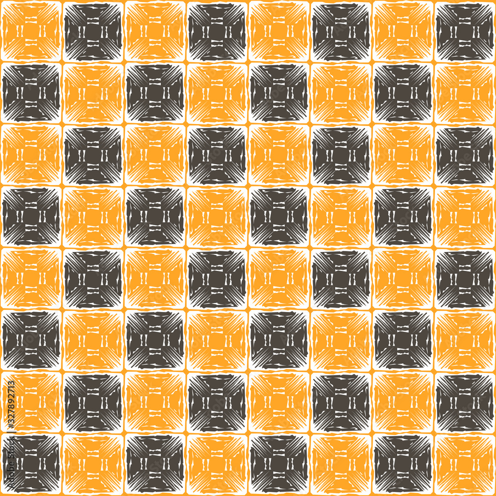 Poster geometric pattern background with line texture for business brochure cover design.vector design with color,colored background with block design, Seamless linear pattern with thin straight golden lines
