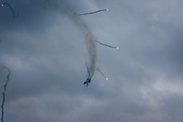 Airplane in The air at an Airshow