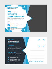 Corporate Post Card Design and Template. 