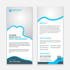 Corporate Rack Card and Dl Flyer Design. 