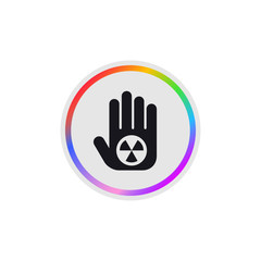 Radioactive Area -  Modern App Button