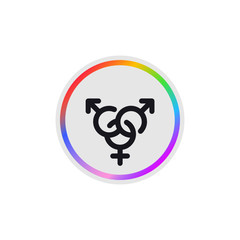 intersex -  Modern App Button