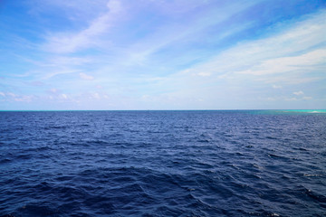  SKY AND BLUE SEA OF MALDIVES