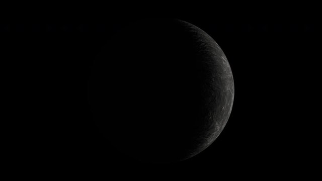 Planet Mercury HQ 3D animation. Of course perfectly looped with alpha channel ( transparency). Use in any NLE software. Drag and drop. 