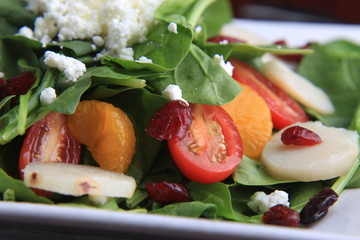 Spinach Salad with Balsamic Viniagrette