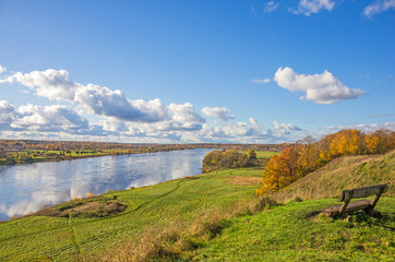 Beautiful green nature landscape of Europe