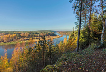 Obraz premium Beautiful green nature landscape of Europe