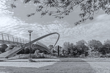 York. Millennium Bridge