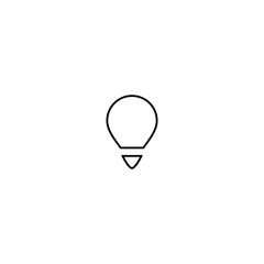 Bulb icon. Creative idea symbol. logo design element.