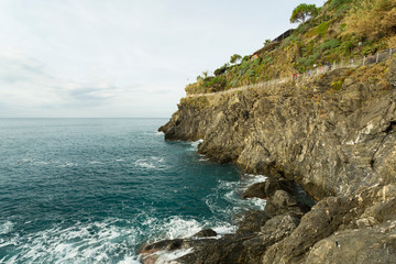 Sea coast, the way of love, Liguria, Italy