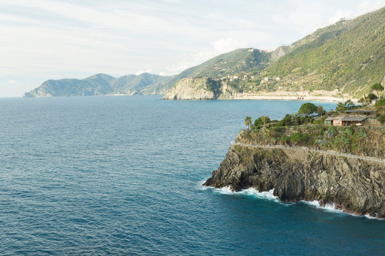 Sea coast, the way of love, Liguria, Italy