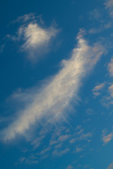Naklejka na ściany i meble Blue Sky Clouds Pattern Background