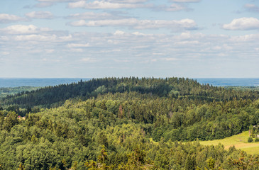 Obraz premium Beautiful green nature landscape of Europe