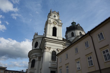 Fototapeta na wymiar View of Salzburg city in Austria