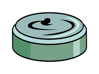 Vector illustration of landmine