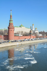 Obraz premium View of the Moscow Kremlin.