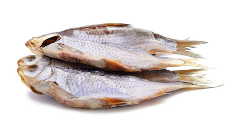 Two dried fish.