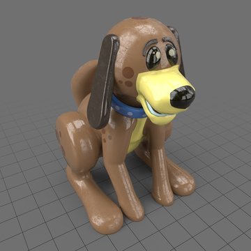 Plastic dog toy