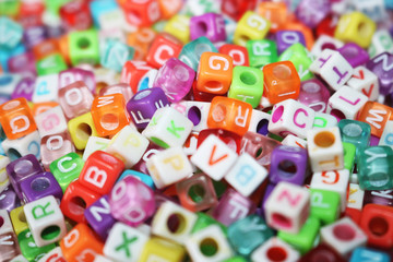 colorful cube, dice background with numbers