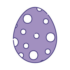 Happy easter egg flat style icon vector design