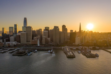 San Francisco downtown buildings skyline