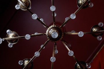 chandelier in a room