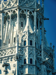 Gothic Architecture, Spire of St Matthias, Budapest, Hungary 