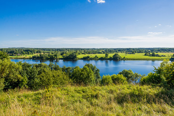 Beautiful green nature landscape of Europe