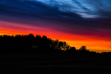 Beautiful green nature landscape of Europe