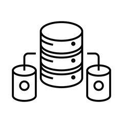 System components line icon, concept sign, outline vector illustration, linear symbol.