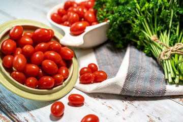 Fresh red tomatoes