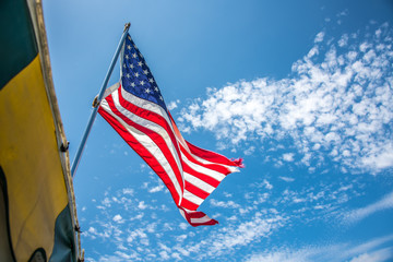 Waving American Flag