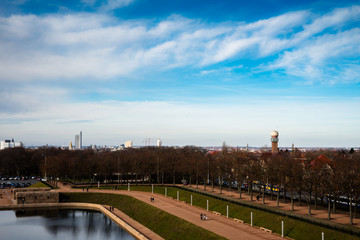 Sicht über Leipzig vom Völkerschlachtdenkmal 1