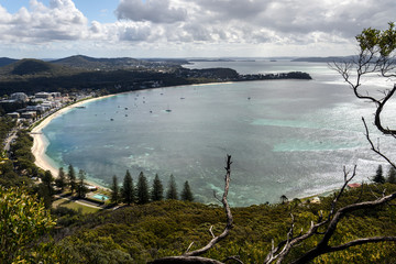 Nelson Bay at sunset, Australia
