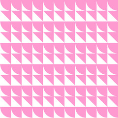 Geometric abstract pattern in retro 50's style 