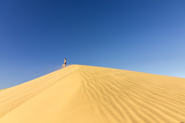 Dunes of Maspalomas in Gran Canari (Canary Islands)