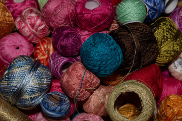Pack of colorful threads