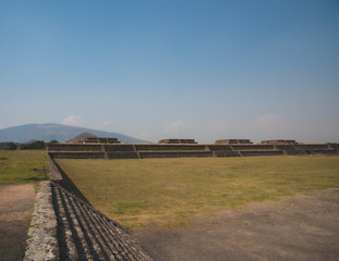 Teotihuacan, Mexico -May 2019 The city and the archaeological site covers a total surface area of 83 square kilometres, is most visited archaeological site in Mexico, UNESCO World Heritage Site