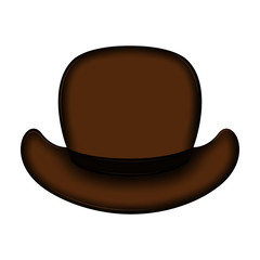 Isolated classic hat image