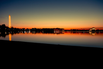 Orange D.C. Sunrise