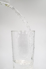 Water Pouring into Glass
