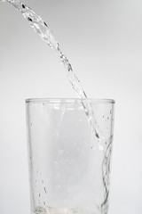 Water Pouring into Glass