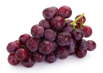 Fotobehang Fresh grape on white background © valery121283