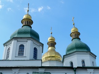 Kyiv, Ukraine, St. Sophia Cathedral, Domes