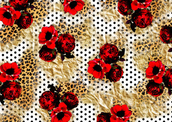 abstract beautiful floral pattern design