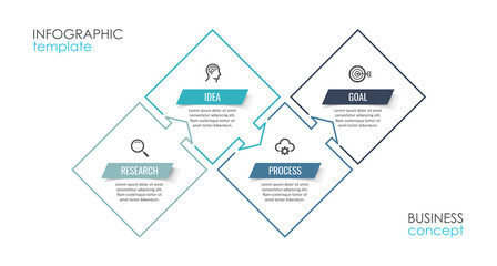 Vector infographic template