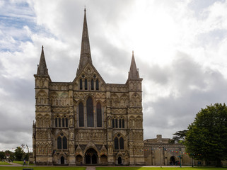 Fototapeta na wymiar Salisbury Cathedral, England, United Kingdom
